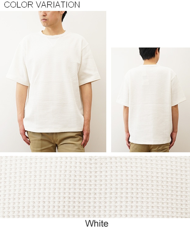 NANGA ナンガ Tシャツ エコハイブリッド ワッフル ルーズフィット TEE メンズ 半袖 黒 白 無地 大きいサイズ 綿 春 夏 秋 アメカジ アウトドア インナー 1G217 | NANGA | 11