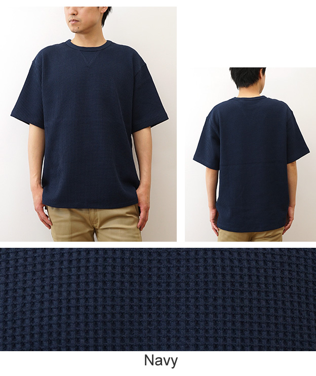 NANGA ナンガ Tシャツ エコハイブリッド ワッフル ルーズフィット TEE メンズ 半袖 黒 白 無地 大きいサイズ 綿 春 夏 秋 アメカジ アウトドア インナー 1G217 | NANGA | 13