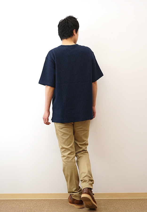NANGA ナンガ Tシャツ エコハイブリッド ワッフル ルーズフィット TEE メンズ 半袖 黒 白 無地 大きいサイズ 綿 春 夏 秋 アメカジ アウトドア インナー 1G217 | NANGA | 06