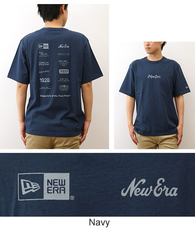 NEW ERA（ニューエラ） Tシャツ Logo Archive メンズ レディース 黒 白