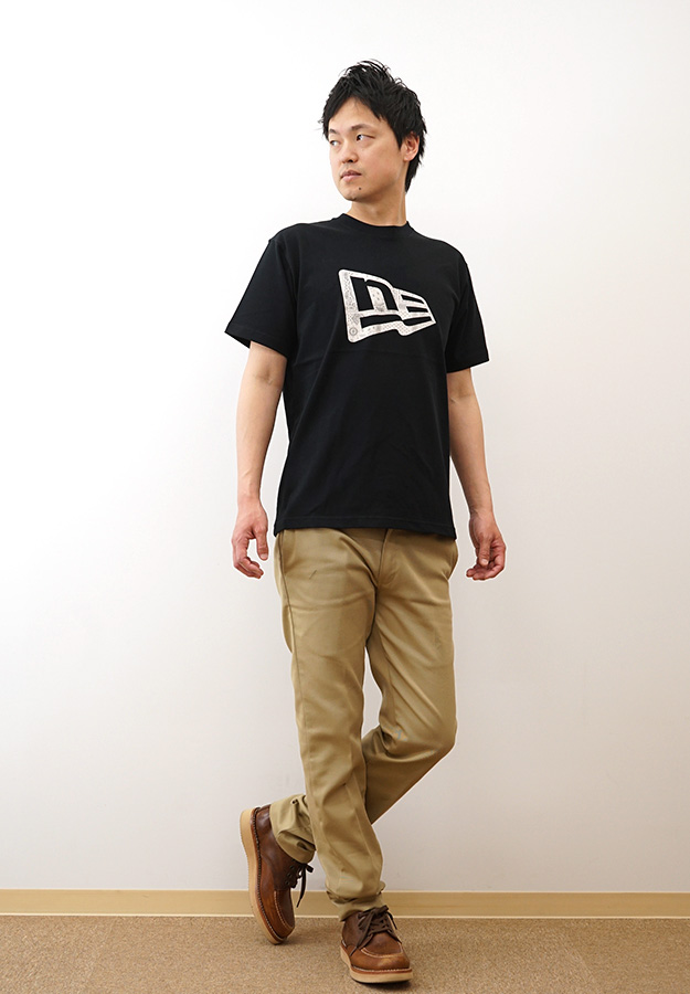 New Era ニューエラ Tシャツ ペイズリー フラッグロゴ メンズ レディース 半袖 大きいサイズ 白 黒 綿100 アメカジ ストリート ブランド おしゃれ 夏 14410106 | NEW ERA | 03