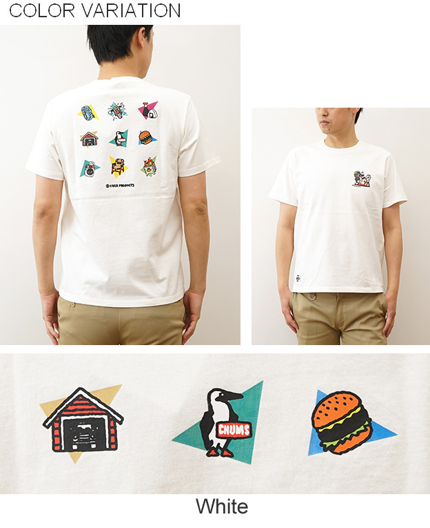 CHUMS チャムス Tシャツ かせきさいだぁ アラカルトT メンズ