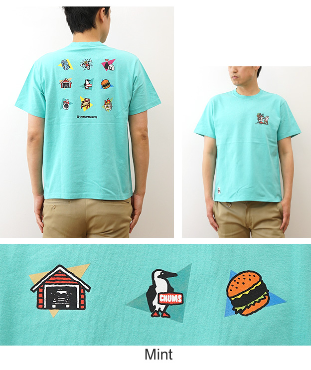 CHUMS チャムス Tシャツ かせきさいだぁ アラカルトT メンズ