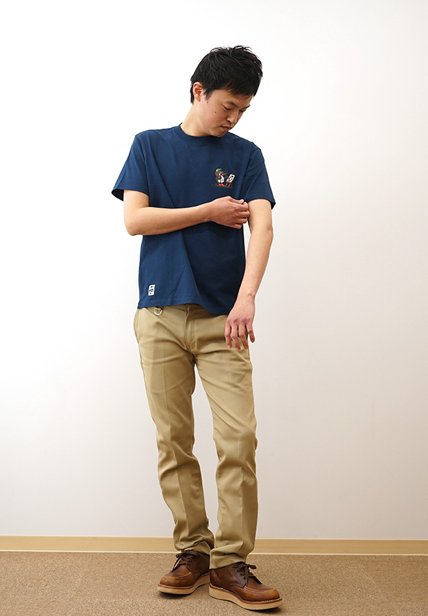 CHUMS チャムス Tシャツ かせきさいだぁ アラカルトT メンズ レディース 半袖 大きいサイズ 綿100% アウトドア キャンプ おしゃれ コラボ 黒 白 CH01-2555 | CHUMS | 05