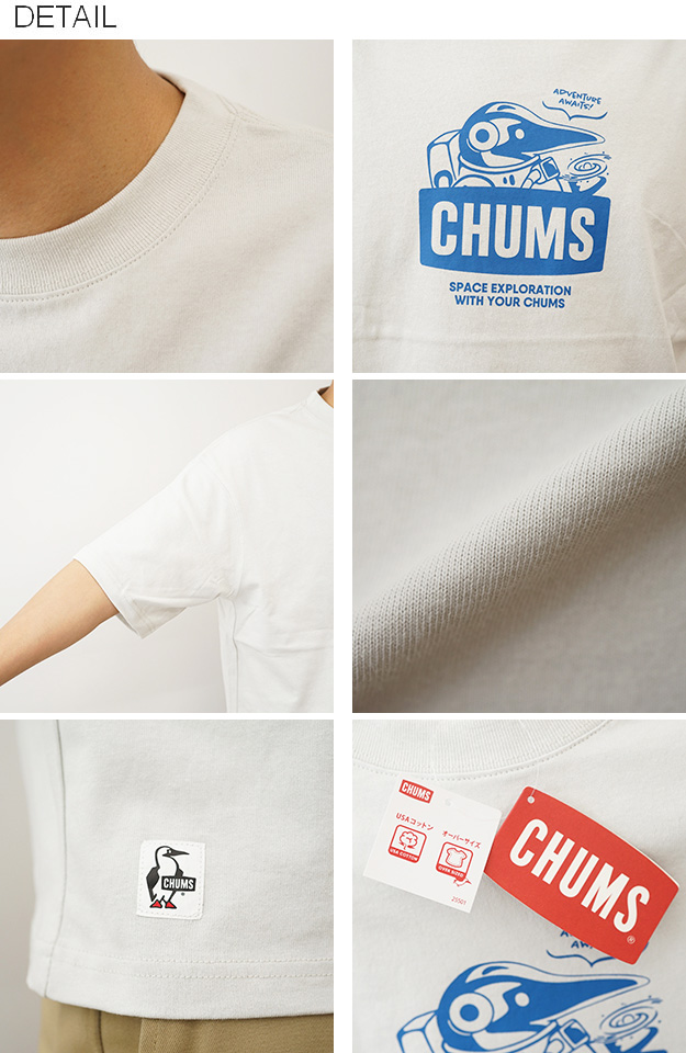 CHUMS チャムス Tシャツ スペース ブービー メンズ レディース