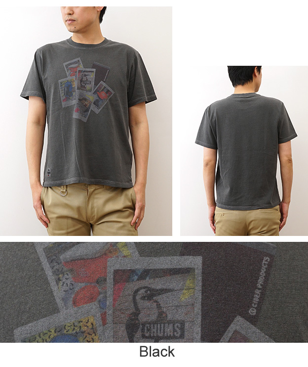 CHUMS チャムス Tシャツ 半袖 メンズ レディース かせきさいだぁ コラボ 綿100% 黒 白 大きいサイズ おしゃれ 夏 フェス アウトドア CH01-2556 | CHUMS | 08
