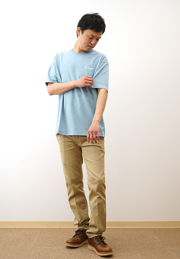 Columbia コロンビア Tシャツ スタックブルックグラフィック メンズ レディース 半袖 速乾 アウトドア おしゃれ ブランド ロゴ 大きいサイズ 涼しい 黒 PM0785 | Columbia | 04