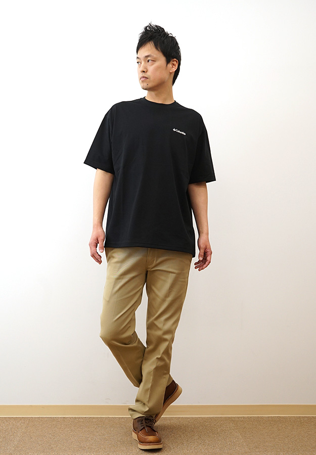 Columbia コロンビア Tシャツ スタックブルックグラフィック メンズ レディース 半袖 速乾 アウトドア おしゃれ ブランド ロゴ 大きいサイズ 涼しい 黒 PM0785 | Columbia | 07