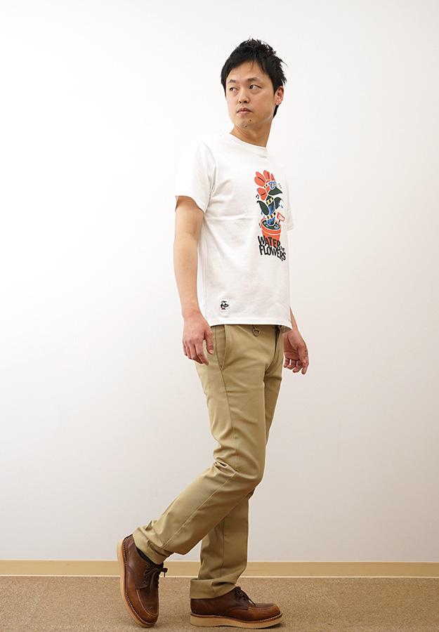CHUMS チャムス Tシャツ アンチバグ ウォーターインザフラワーズ メンズ レディース 半袖 大きいサイズ 綿100% キャンプ ブランド おしゃれ 黒 白 CH01-2509 | CHUMS | 01