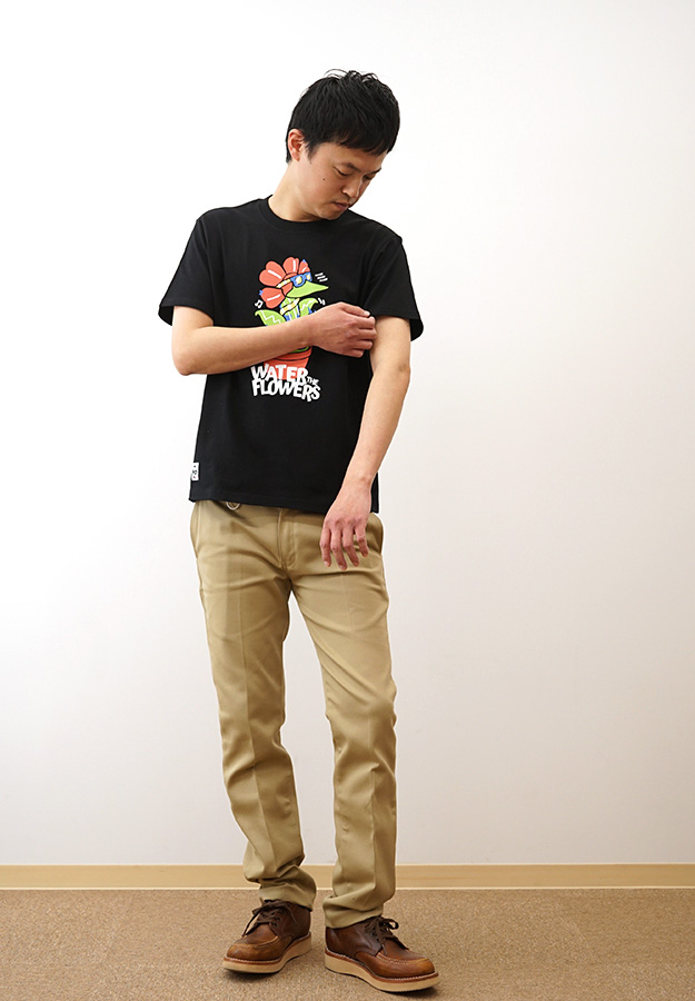 CHUMS チャムス Tシャツ アンチバグ ウォーターインザフラワーズ メンズ レディース 半袖 大きいサイズ 綿100% キャンプ ブランド おしゃれ 黒 白 CH01-2509 | CHUMS | 05