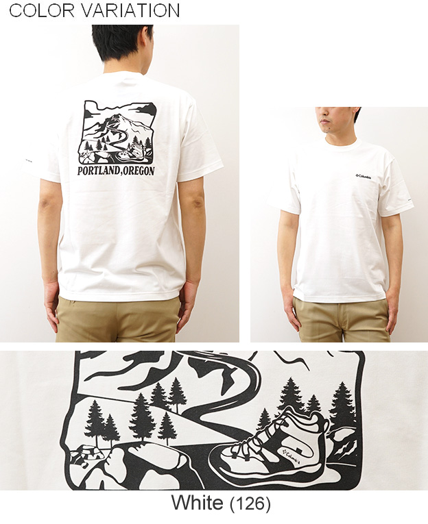 Columbia コロンビア Tシャツ ヤハラフォレストグラフィック メンズ レディース 半袖 速乾 アウトドア おしゃれ ブランド 刺繍 大きいサイズ 涼しい 黒 PM0509 | Columbia | 11