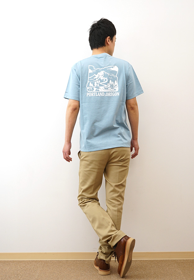 Columbia コロンビア Tシャツ ヤハラフォレストグラフィック メンズ レディース 半袖 速乾 アウトドア おしゃれ ブランド 刺繍 大きいサイズ 涼しい 黒 PM0509 | Columbia | 06