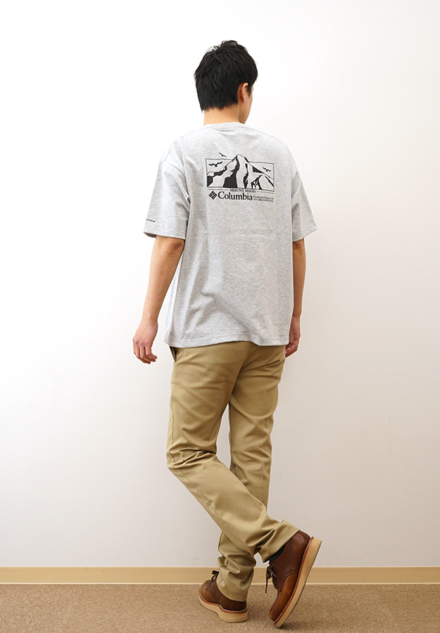 Columbia コロンビア Tシャツ ロマビスタグラフィック メンズ レディース 半袖 厚手 速乾 アウトドア プリント おしゃれ ブランド 大きいサイズ 白 黒 PM0960 | Columbia | 03