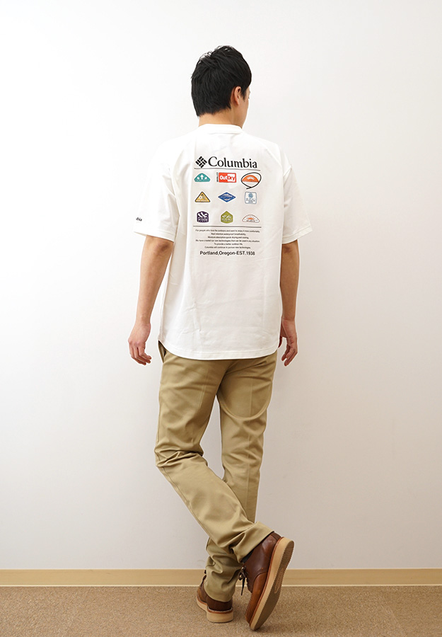 Columbia コロンビア Tシャツ レイリバースプリットラグラン