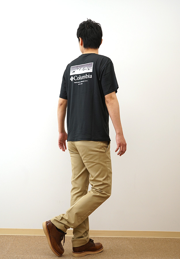 Columbia コロンビア Tシャツ グレイシャルビスタグラフィック メンズ レディース 半袖 速乾 冷感 アウトドア 登山 おしゃれ ブランド 涼しい 白 黒 XE3513 | Columbia | 06