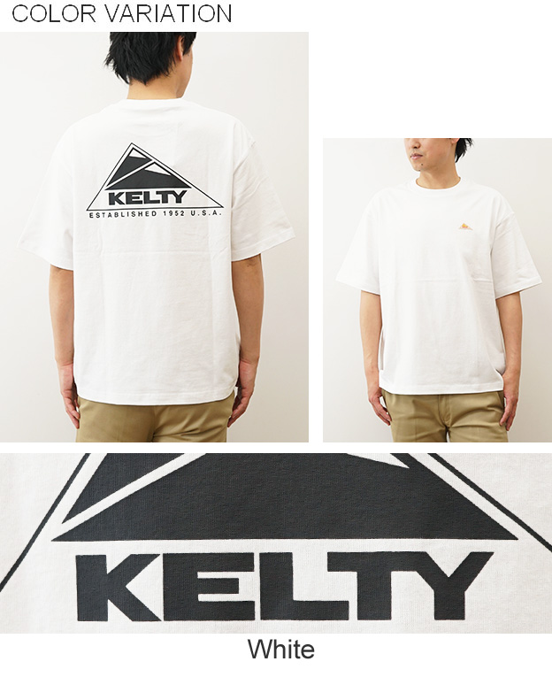 KELTY ケルティ Tシャツ バック ロゴ 半袖 メンズ レディース オーバーサイズ アメリカ 綿100% プリント おしゃれ アメカジ 夏 お揃い ペアルック KE25113013 | KELTY | 09