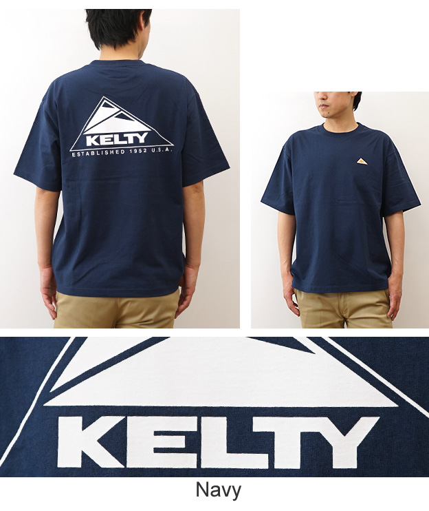 KELTY ケルティ Tシャツ バック ロゴ 半袖 メンズ レディース オーバーサイズ アメリカ 綿100% プリント おしゃれ アメカジ 夏 お揃い ペアルック KE25113013 | KELTY | 12