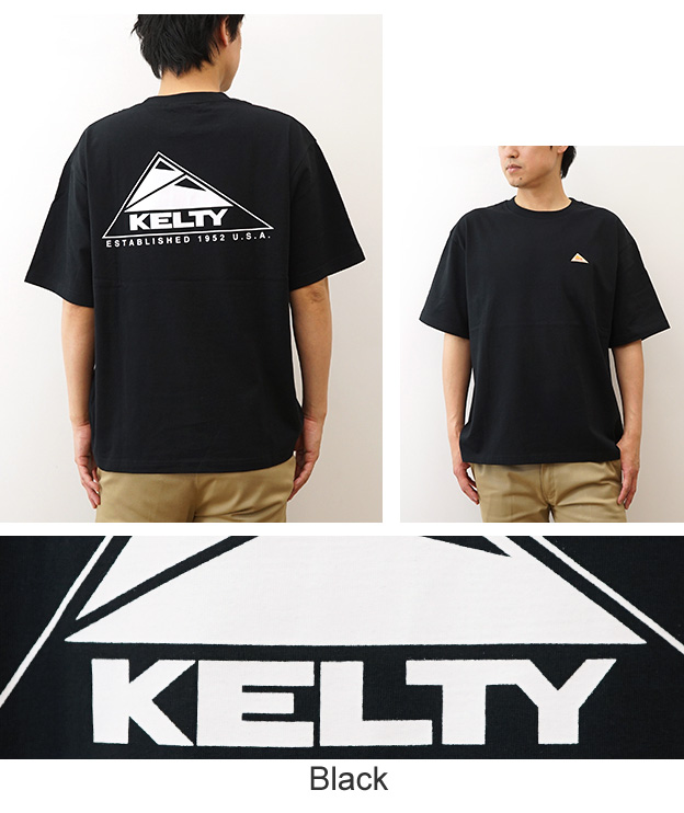 KELTY ケルティ Tシャツ バック ロゴ 半袖 メンズ レディース オーバーサイズ アメリカ 綿100% プリント おしゃれ アメカジ 夏 お揃い ペアルック KE25113013 | KELTY | 13