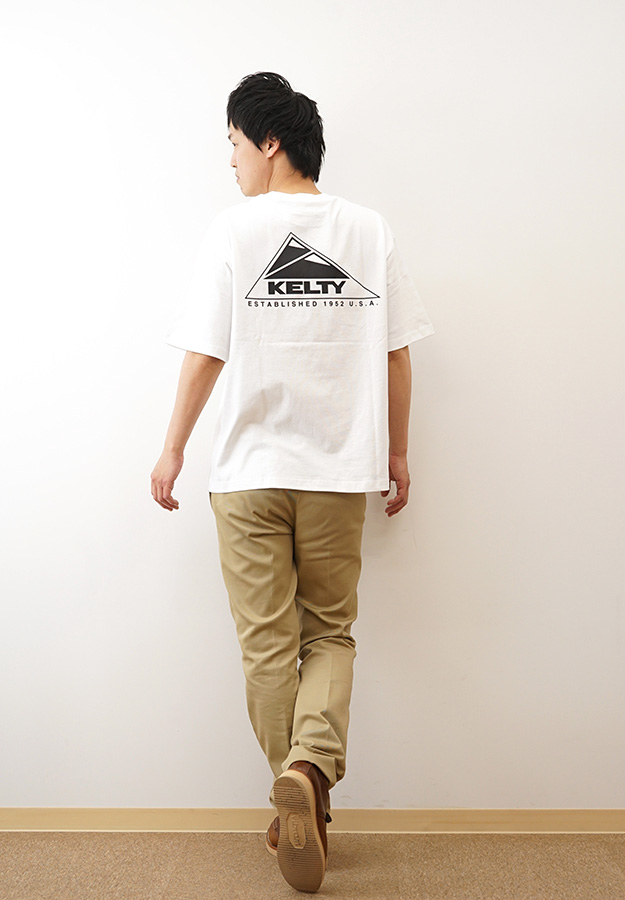 KELTY ケルティ Tシャツ バック ロゴ 半袖 メンズ レディース オーバーサイズ アメリカ 綿100% プリント おしゃれ アメカジ 夏 お揃い ペアルック KE25113013 | KELTY | 01