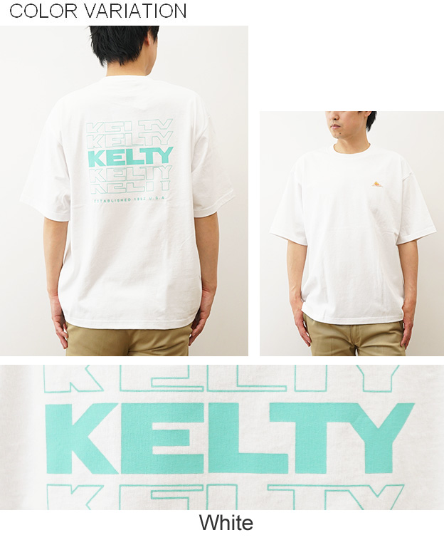 KELTY ケルティ Tシャツ バック タイポ ロゴ 半袖 メンズ レディース オーバーサイズ 綿100% プリント おしゃれ アメカジ 夏 お揃い ペアルック KE25113014 | KELTY | 09