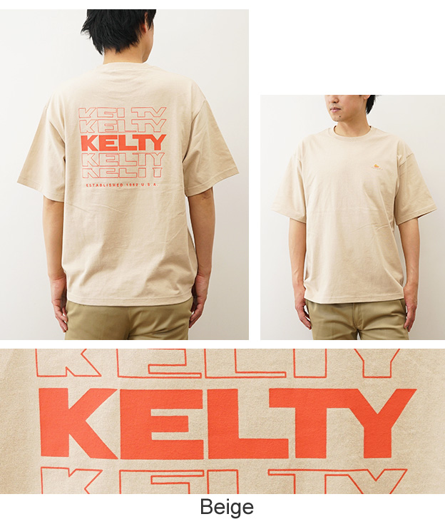 KELTY ケルティ Tシャツ バック タイポ ロゴ 半袖 メンズ レディース オーバーサイズ 綿100% プリント おしゃれ アメカジ 夏 お揃い ペアルック KE25113014 | KELTY | 10