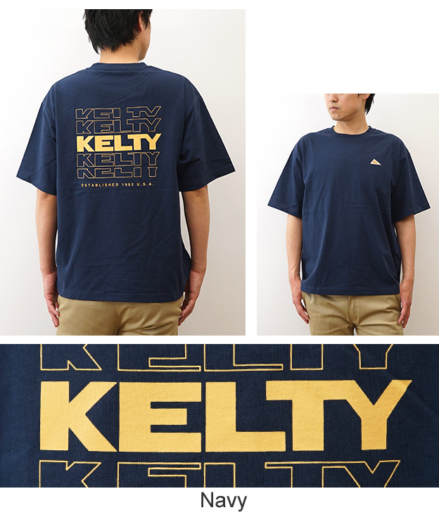 KELTY ケルティ Tシャツ バック タイポ ロゴ 半袖 メンズ レディース オーバーサイズ 綿100% プリント おしゃれ アメカジ 夏 お揃い ペアルック KE25113014 | KELTY | 12