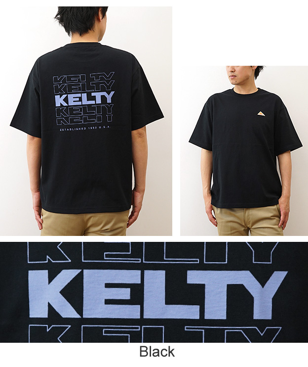 KELTY ケルティ Tシャツ バック タイポ ロゴ 半袖 メンズ レディース オーバーサイズ 綿100% プリント おしゃれ アメカジ 夏 お揃い ペアルック KE25113014 | KELTY | 13