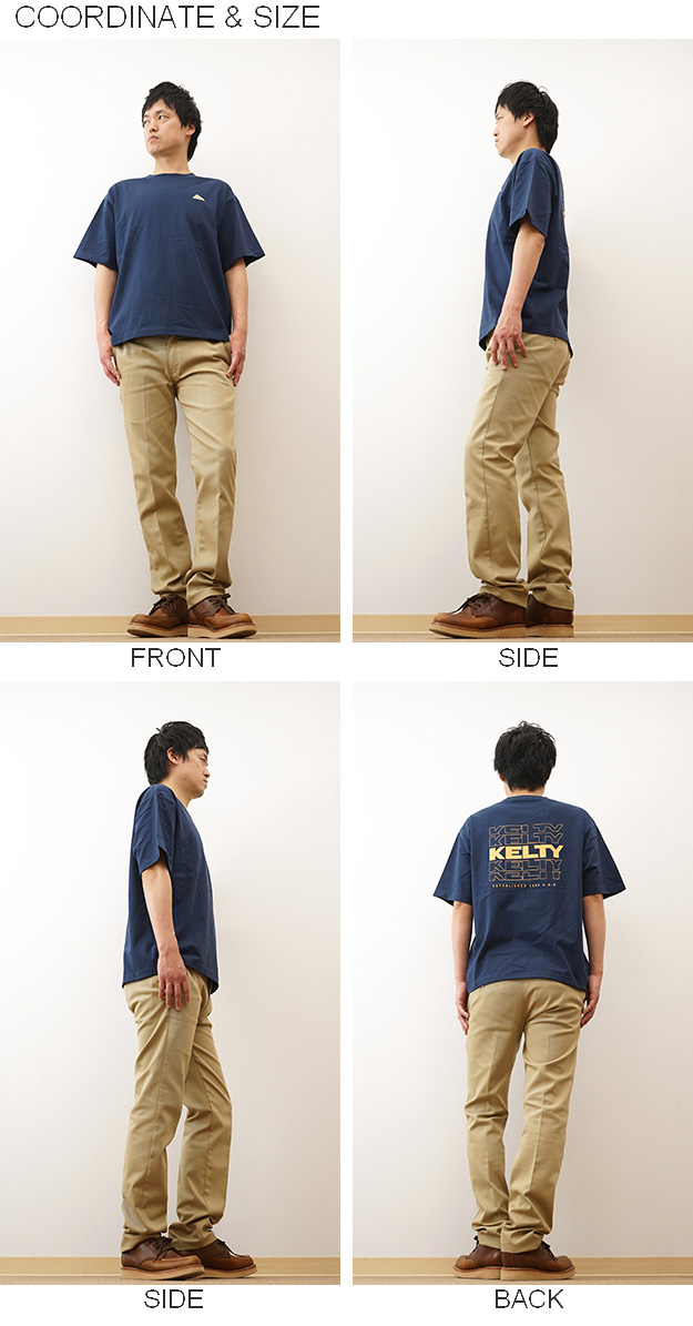 KELTY ケルティ Tシャツ バック タイポ ロゴ 半袖 メンズ レディース オーバーサイズ 綿100% プリント おしゃれ アメカジ 夏 お揃い ペアルック KE25113014 | KELTY | 06