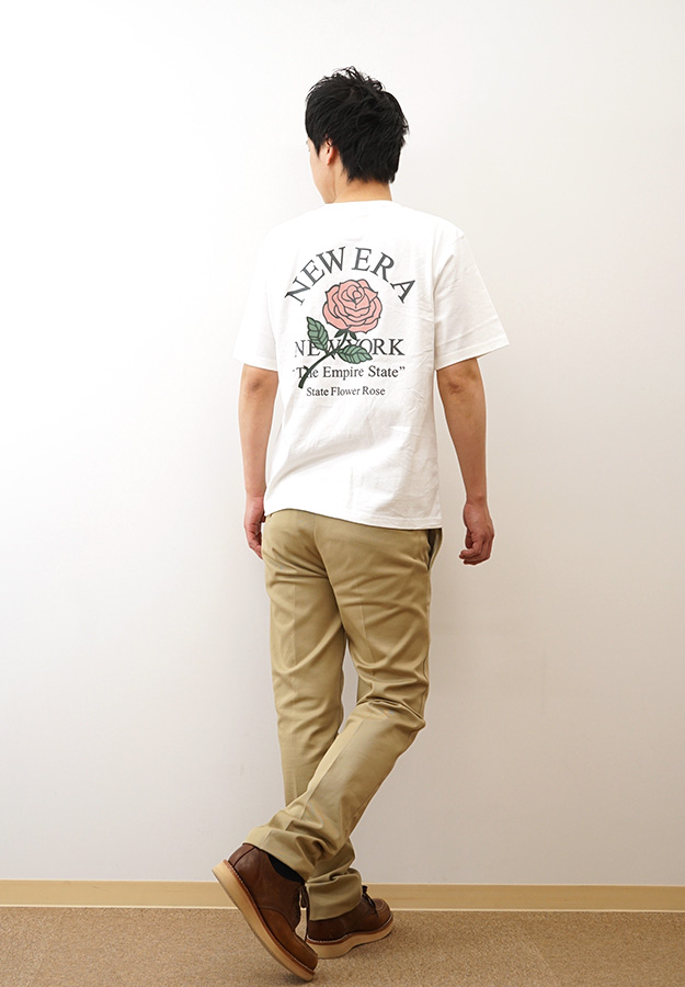 New Era ニューエラ Tシャツ State Flower メンズ レディース 半袖 白 黒 大きいサイズ オーバーサイズ 綿100 古着風 ストリート 14410022 14410023 14410024 | NEW ERA | 01