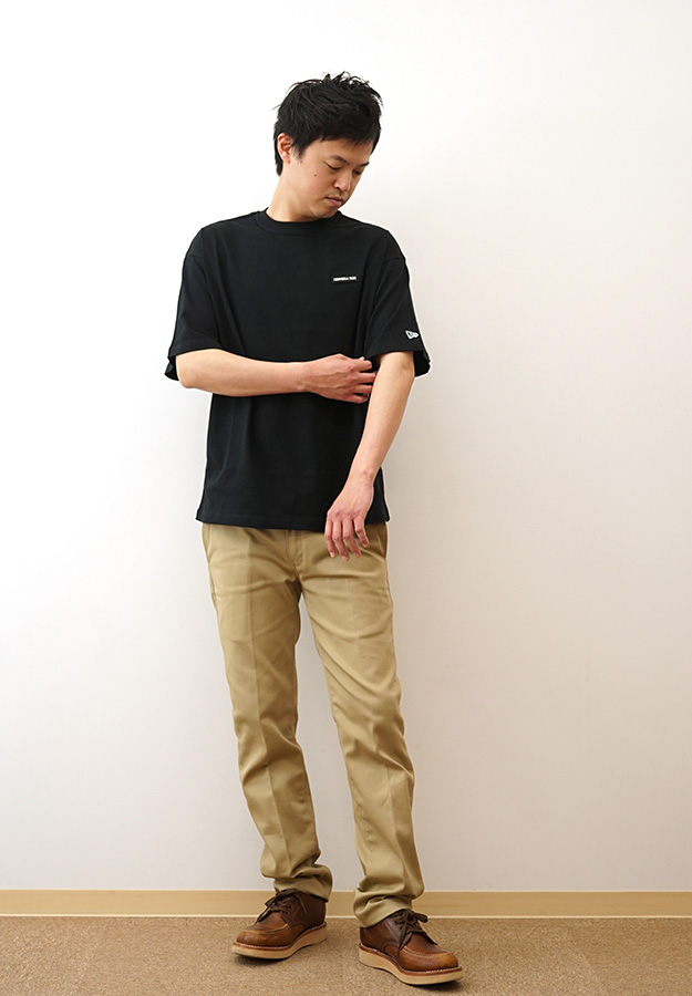 New Era ニューエラ Tシャツ メンズ レディース Zoom Up Logo 半袖 綿100% オーバーサイズ プリント ストリート 黒 白 春 夏 秋 14410046 14410047 14410048 | NEW ERA | 06