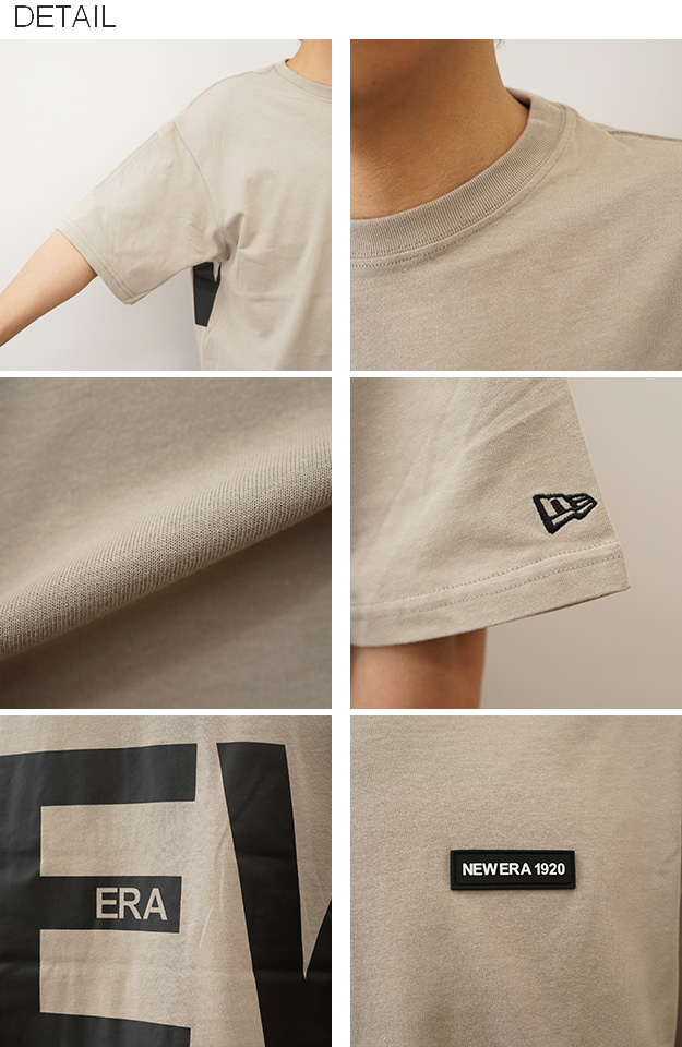 New Era ニューエラ Tシャツ メンズ レディース Zoom Up Logo 半袖 綿100% オーバーサイズ プリント ストリート 黒 白 春 夏 秋 14410046 14410047 14410048 | NEW ERA | 08
