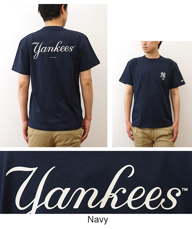 New Era ニューエラ Tシャツ ニューヨーク・ヤンキース メンズ レディース 白 黒 大きいサイズ 綿100 プリント おしゃれ 人気 ブランド 14410091 14410092 | NEW ERA | 08