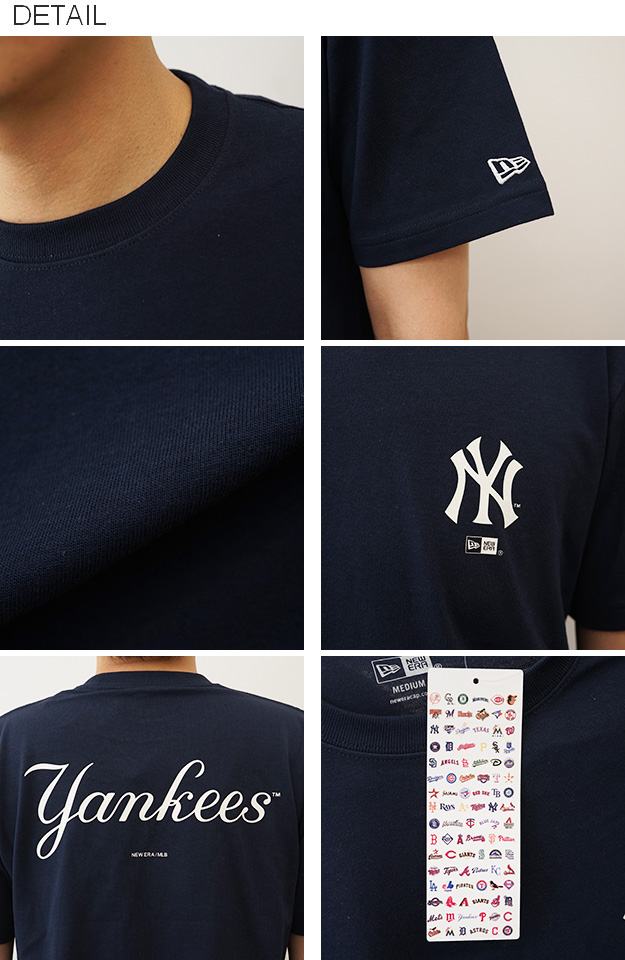 New Era ニューエラ Tシャツ ニューヨーク・ヤンキース メンズ レディース 白 黒 大きいサイズ 綿100 プリント おしゃれ 人気 ブランド 14410091 14410092 | NEW ERA | 06