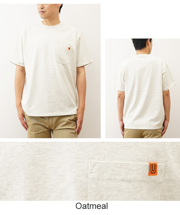 UNIVERSAL OVERALL ユニバーサルオーバーオール ポケット 半袖 Tシャツ ポケT メンズ レディース 黒 白 オーバーサイズ 綿100% 無地 おしゃれ アメカジ U2413209 | UNIVERSAL OVERALL | 10