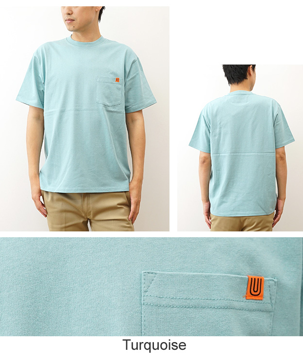 UNIVERSAL OVERALL ユニバーサルオーバーオール ポケット 半袖 Tシャツ ポケT メンズ レディース 黒 白 オーバーサイズ 綿100% 無地 おしゃれ アメカジ U2413209 | UNIVERSAL OVERALL | 11