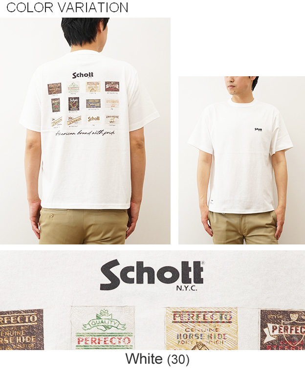 Schott N.Y.C（ショット） Schott Tシャツ アーカイブタグ メンズ