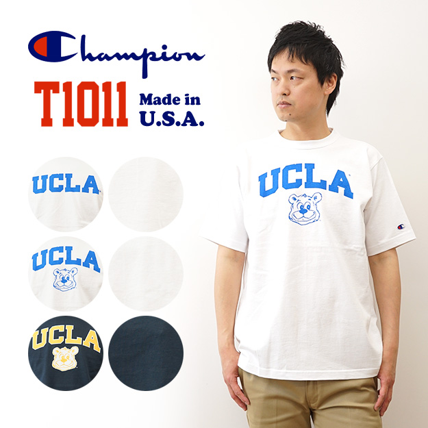 Champion �`�����s�I�� T1011 T�V���c �����Y ���f�B�[�X �J���b�W���S UCLA �傫���T�C�Y M L XL ��100% �A�����J�� ���� ��v ������� �A���J�W �� C5-B305