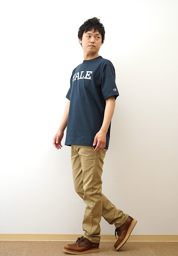 Champion チャンピオン T1011 Tシャツ メンズ レディース カレッジロゴ YALE 白 ネイビー 大きいサイズ M L XL 綿100% アメリカ製 厚手 アメカジ 夏 C5-B306 | Champion | 05