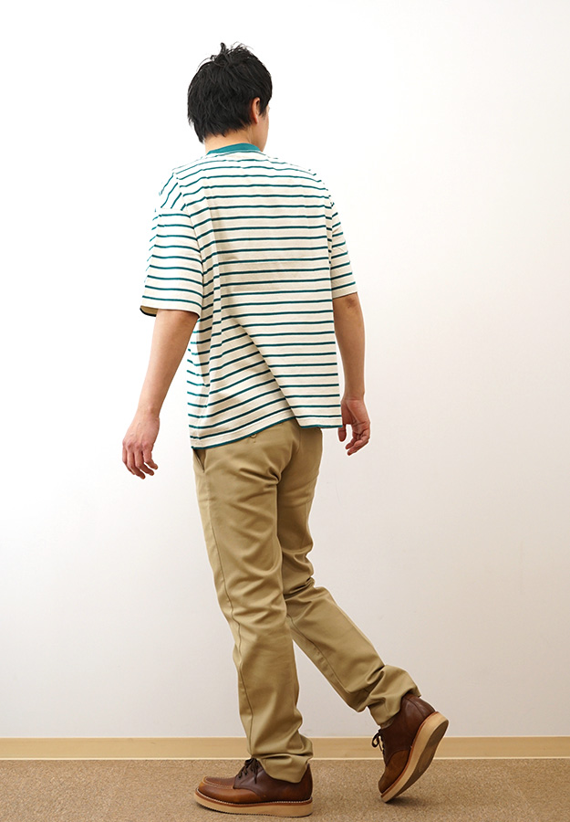 CHUMS チャムス 米織小紋 Tシャツ 半袖 メンズ レディース ポケT 東北 限定 別注 綿100％ コラボ 大きいサイズ カジュアル ユニセックス CH01-2572 | CHUMS | 08