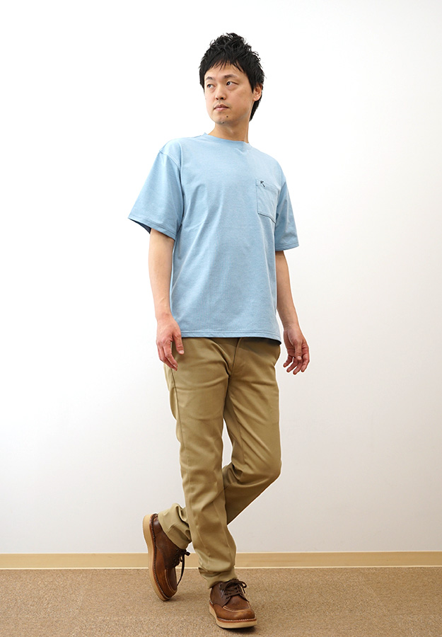 ROKX ロックス Tシャツ メンズ レディース 半袖 ポケT 無地 刺繍 ポケット付き 吸汗速乾 大きいサイズ 春夏 カジュアル アメカジ アウトドア RXMS254211 | ROKX | 03