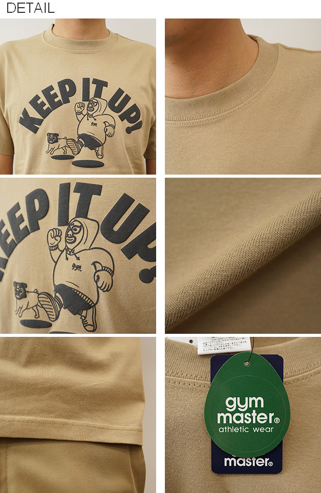 gym master ジムマスター Tシャツ メンズ レディース 半袖 覆面レスラー 覆面犬 プリント おもしろ 綿100％ ゆったり 夏服 G574783 | gym master | 08