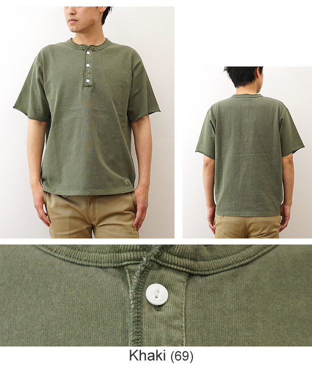 KRIFF MAYER クリフメイヤー Tシャツ ヘビーウェイト ピグメント ヘンリー メンズ レディース 半袖 大きいサイズ 綿100 おしゃれ 人気 ブランド 夏 厚手 2455803 | KRIFF MAYER | 16