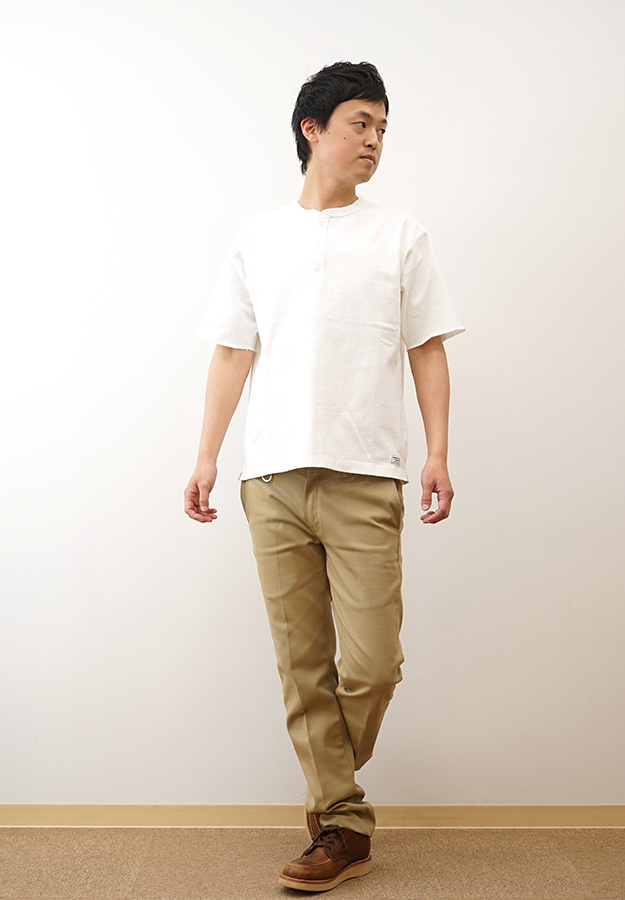 KRIFF MAYER クリフメイヤー Tシャツ ヘビーウェイト ピグメント ヘンリー メンズ レディース 半袖 大きいサイズ 綿100 おしゃれ 人気 ブランド 夏 厚手 2455803 | KRIFF MAYER | 01