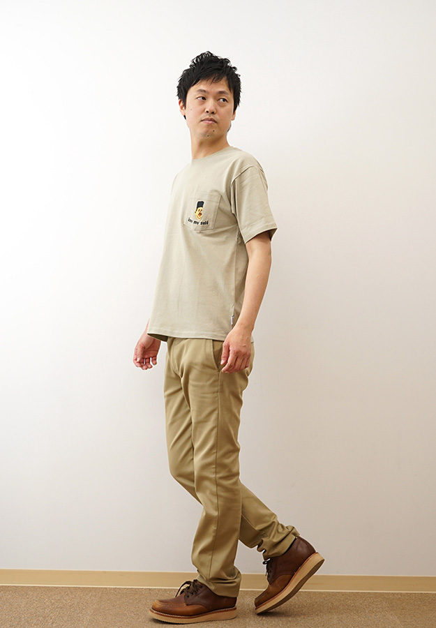gym master ジムマスター Tシャツ メンズ レディース 7.4oz love my self 刺繍 ポケット 半袖 ポケT 白 黒 大きいサイズ 綿100% アメカジ 夏 おしゃれ G521791 | gym master | 03