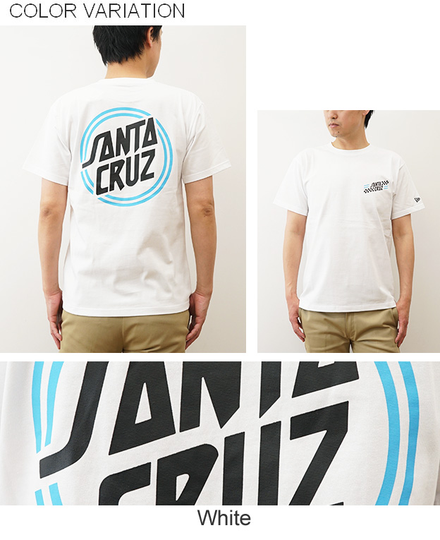 New Era ニューエラ Tシャツ サンタクルーズ ロゴ メンズ 黒 白 大きいサイズ M L XL 綿100% 半袖 プリント おしゃれ アメカジ ストリート 夏 14384107 14384108 | NEW ERA | 07