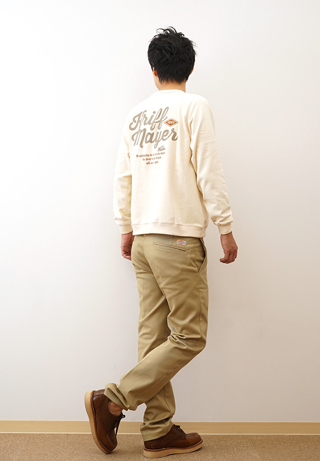KRIFF MAYER（クリフメイヤー） 長袖 Tシャツ もちのび 刺繍 ラグラン 