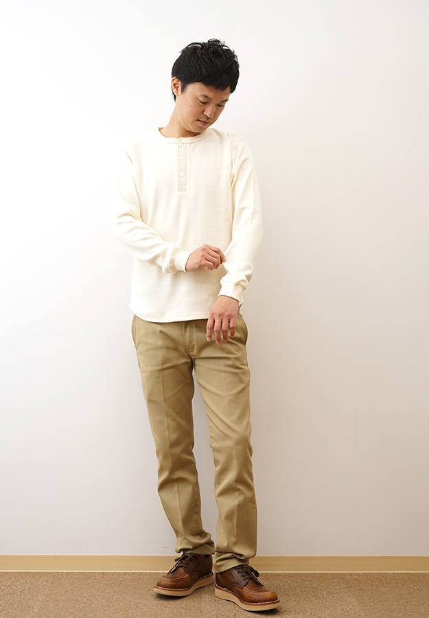 KRIFF MAYER（クリフメイヤー） 長袖 Tシャツ ハニカム ワッフル
