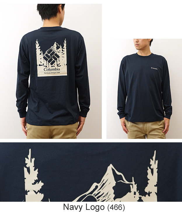 Columbia コロンビア 長袖 Tシャツ ロンT アーバンハイク グラフィック メンズ レディース 白 黒 吸湿速乾 アウトドア キャンプ ブランド おしゃれ PM0571 | Columbia | 17