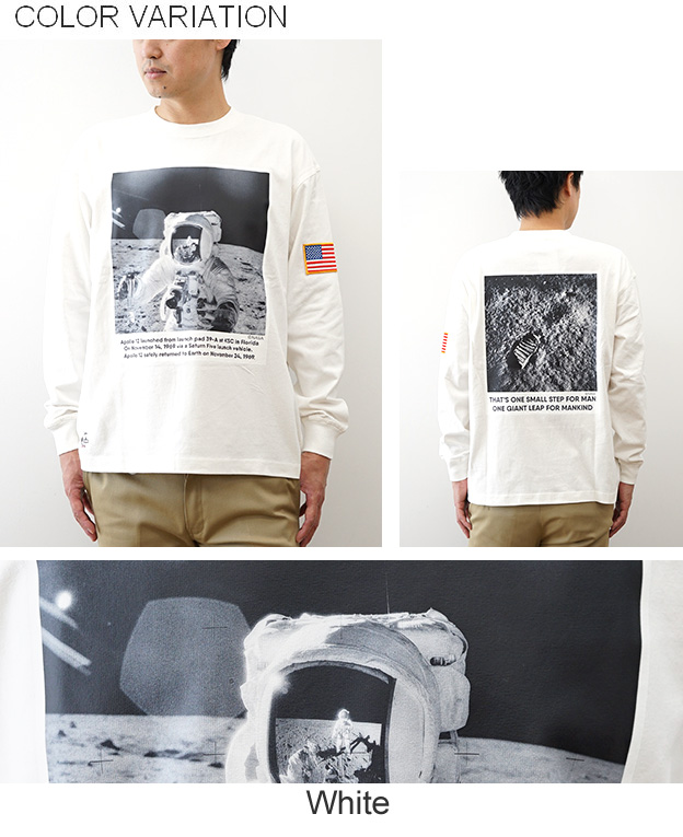CHUMS（チャムス） 長袖 Tシャツ ロンT スペースフォトブラッシュド