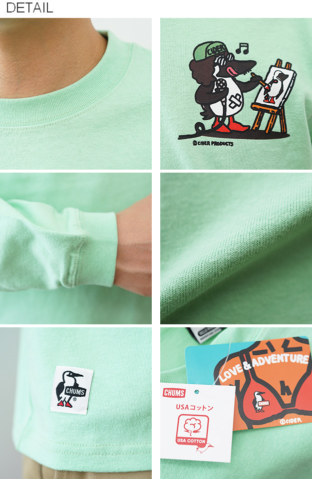CHUMS（チャムス） 長袖 Tシャツ ロンT かせきさいだぁ アラカルト2